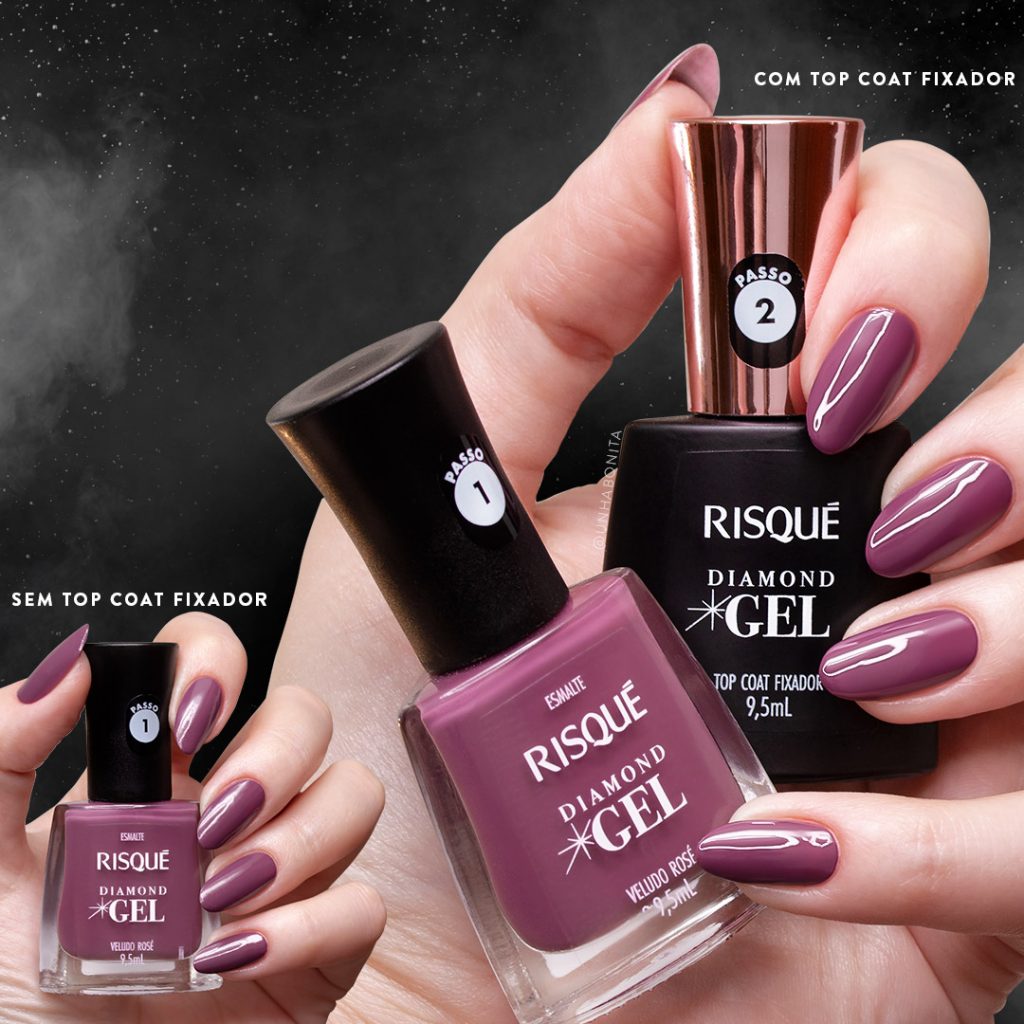 DIAMOND GEL a nova linha de esmaltes efeito gel da Risqué Unha Bonita