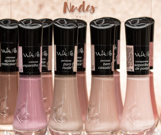 Comparando os esmaltes nudes da Vult! comparacões nudes vult esmaltes abre
