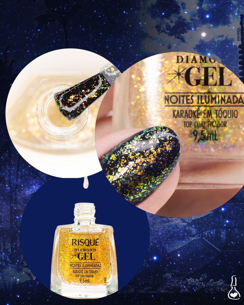 Risqué Diamond Gel Noites Iluminadas - swatches