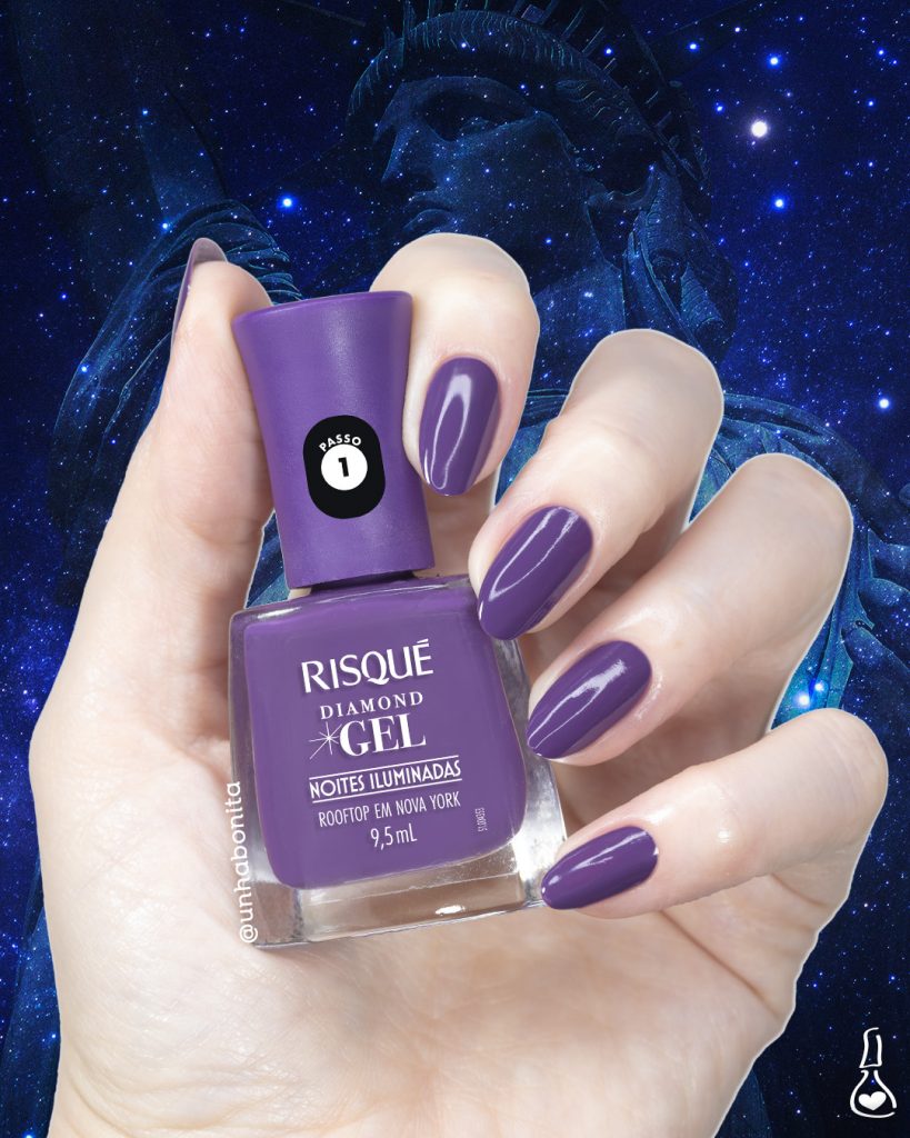 Risqué Diamond Gel Noites Iluminadas - swatches