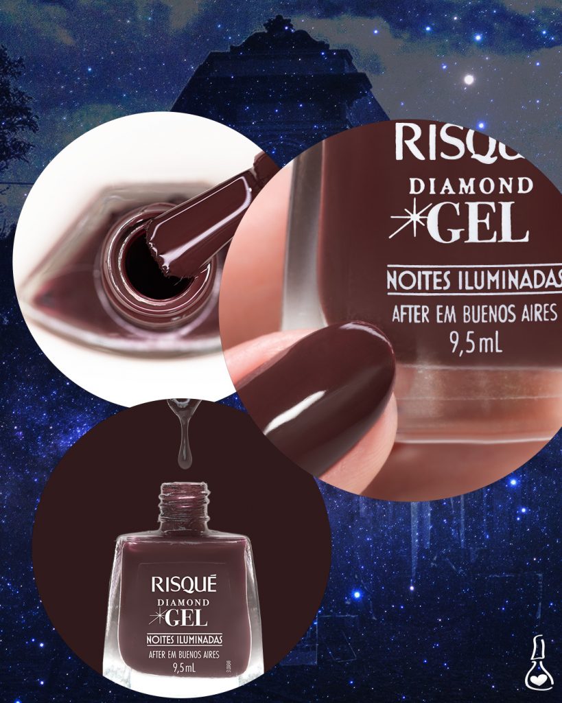 Risqué Diamond Gel Noites Iluminadas - swatches